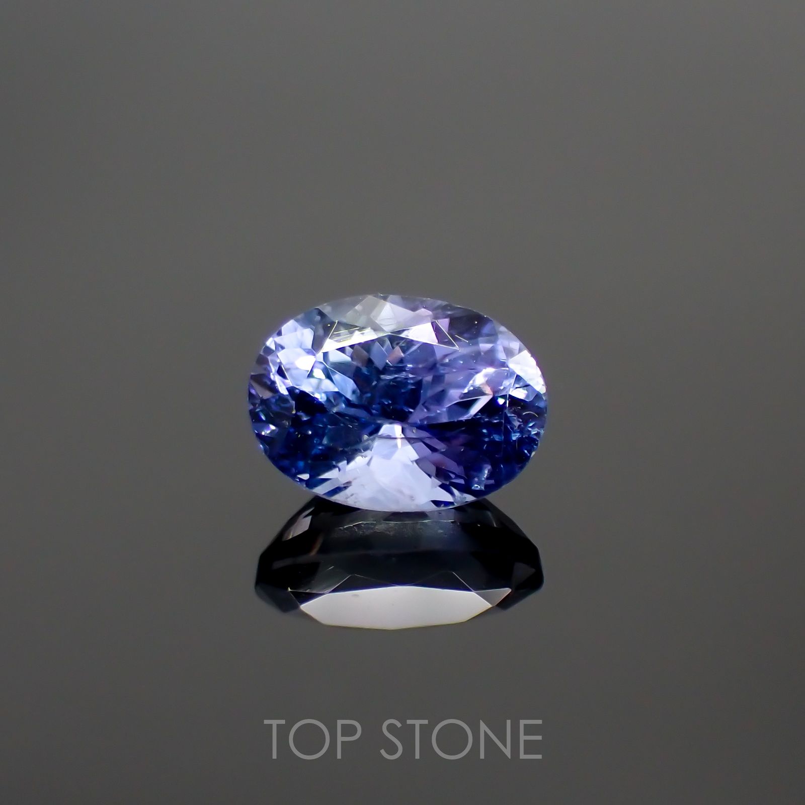 バイカラータンザナイト(宝石名バイカラー・ゾイサイト) タンザニア産 1.12ct 識別済[210812652]7.1×5.2mm前後