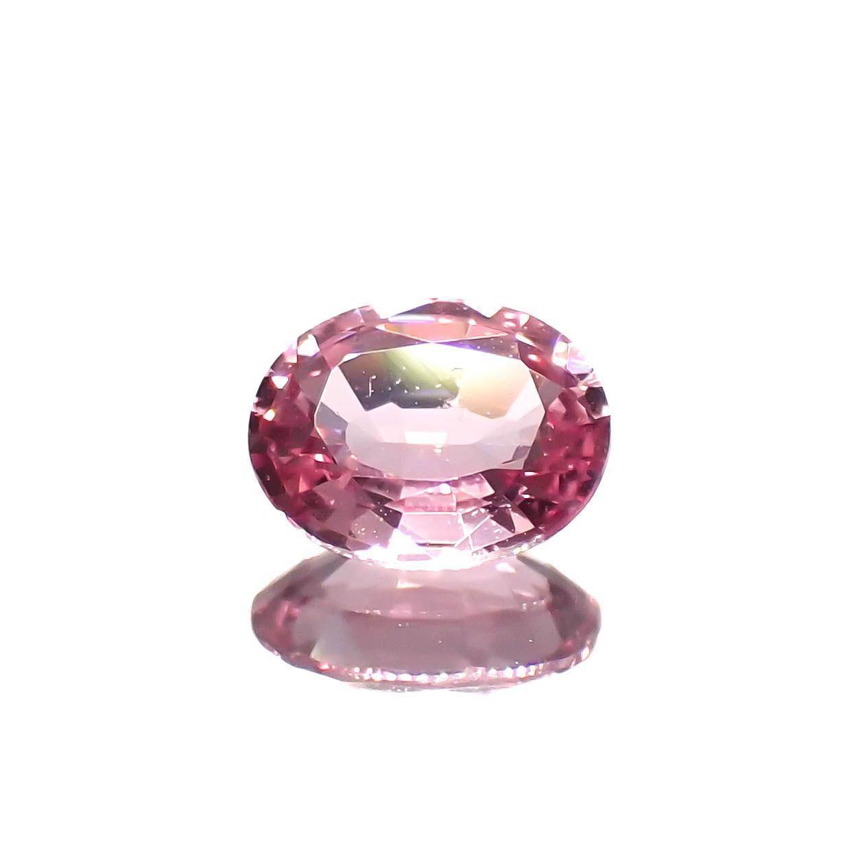 パパラチャサファイア(宝石名サファイア/別名パパラチャ・サファイア)スリランカ産 0.274ct DGL鑑付[230119733]4.3x3.57mm前後