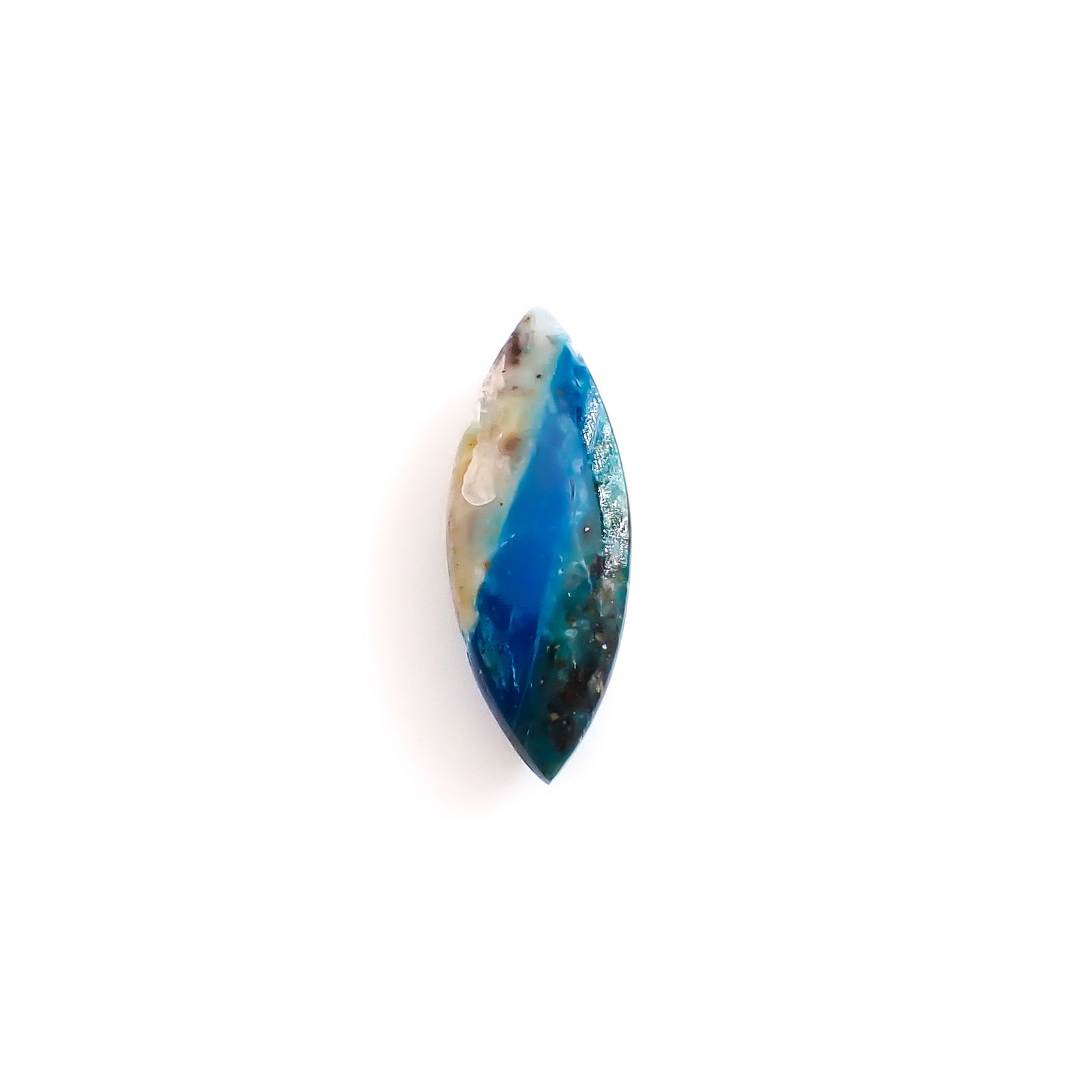 ブルーオパール ペルー産 3.53ct / 18.2x6.8mm前後 [260933092]