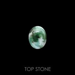 マトリックスエメラルド(エメラルドインクォーツ/フェルドスパー) ブラジル産 5.52ct[210812269]12.8×10.1mm前後