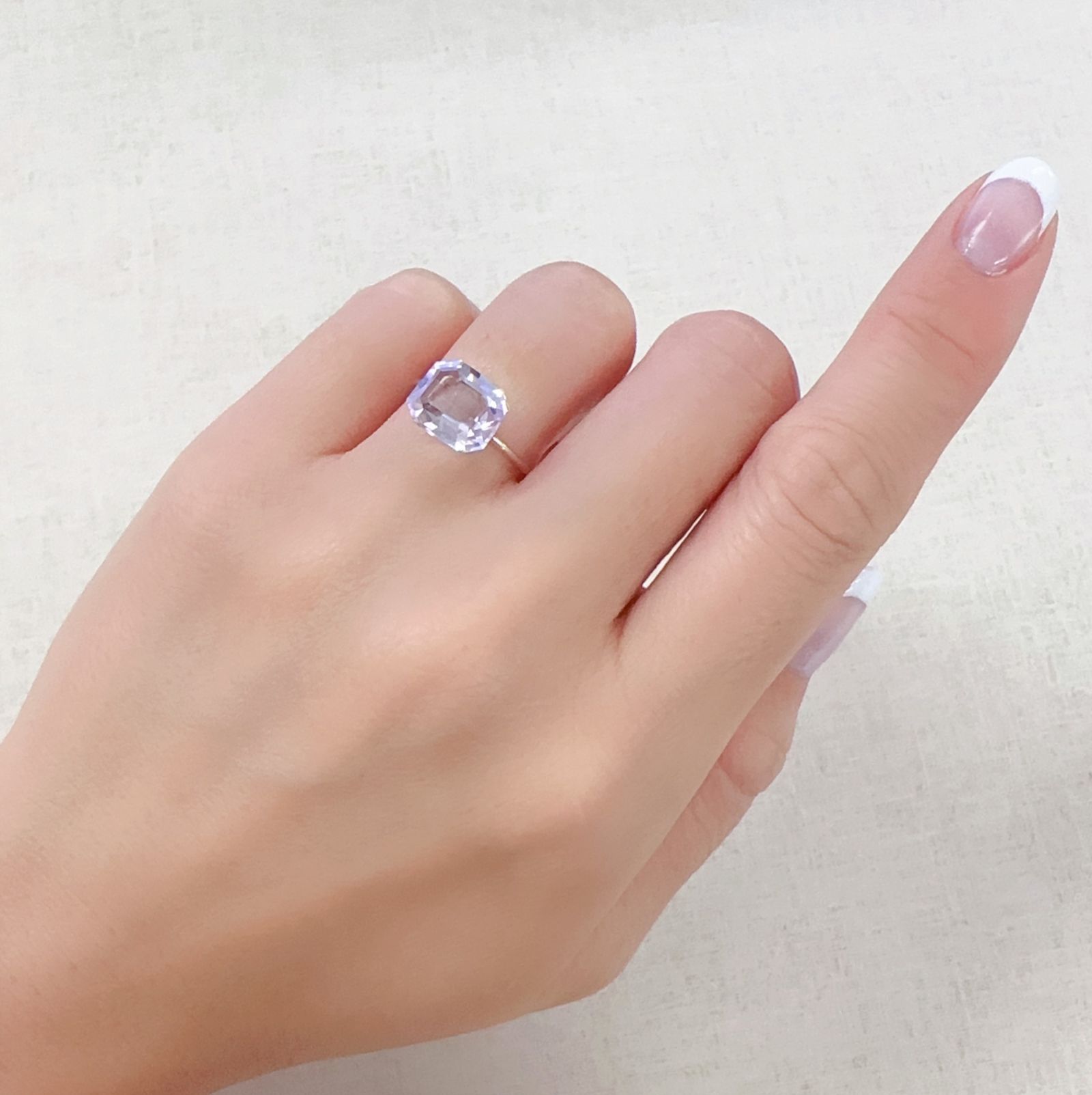 クンツァイト アフガニスタン産 3.27ct[230722931]9.9x8.3mm前後