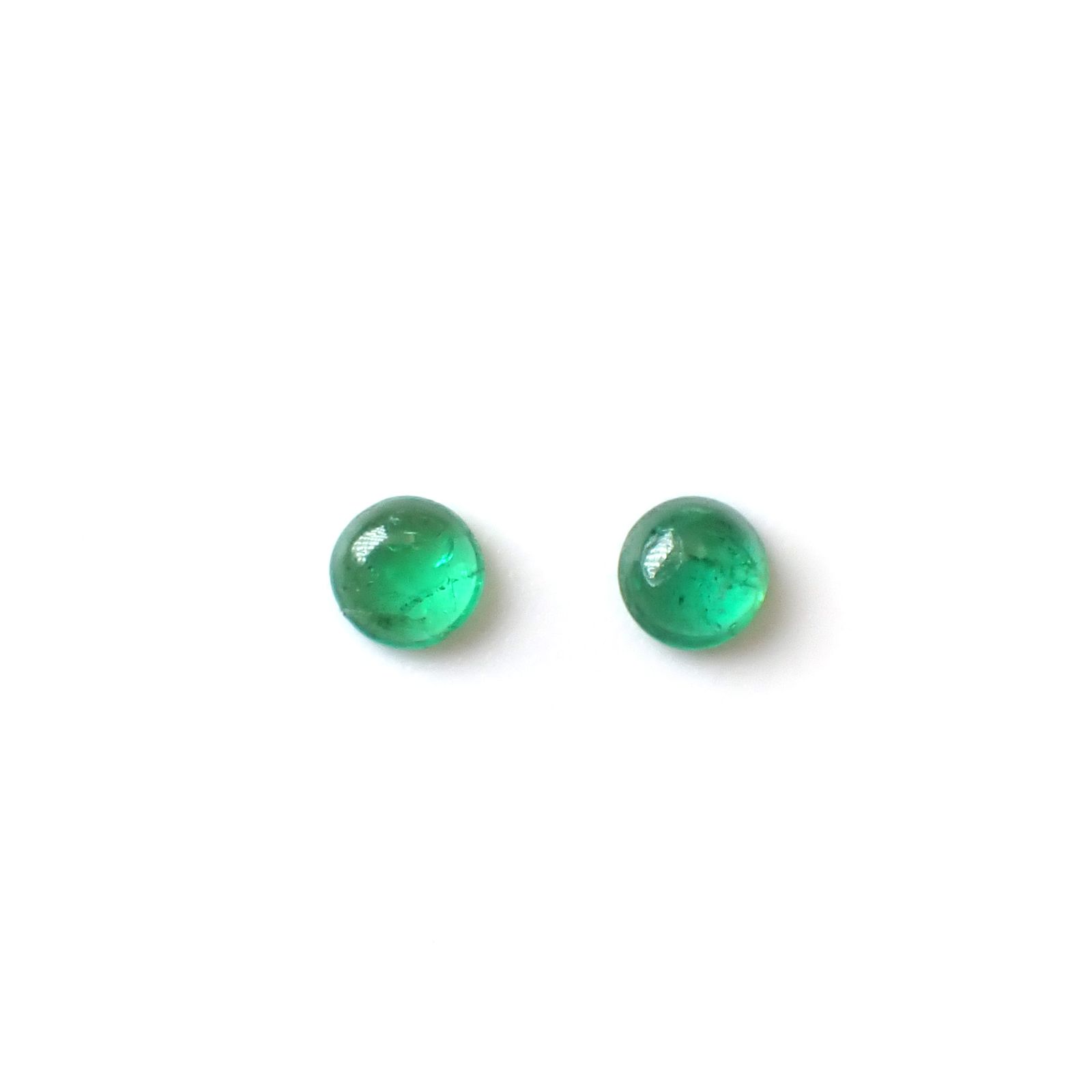 ◇ペアセット◇エメラルド コロンビア産 0.33ct(2pcs合計) [250430241]3.7x3.7mm前後