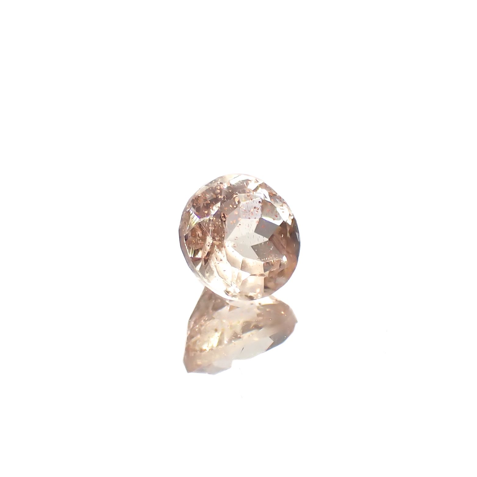 オレゴンサンストーン アメリカ・オレゴン州産 0.51ct[240628202]5x4.9mm前後