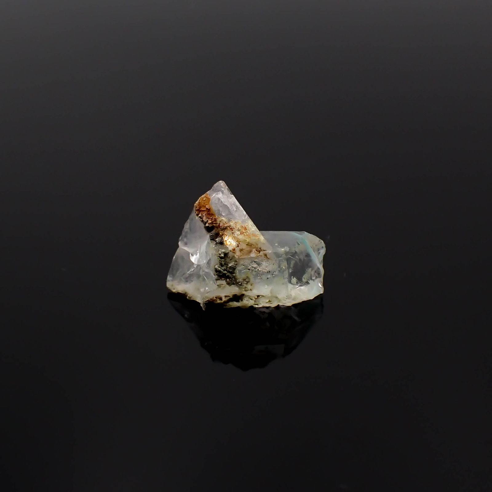 アホイト 原石(宝石名アホイト イン クォーツ)南アフリカ・メッシーナ鉱山産 4.17ct 識別済[230522035]13.5x10.9mm前後 |  TOP STONE(トップストーン)