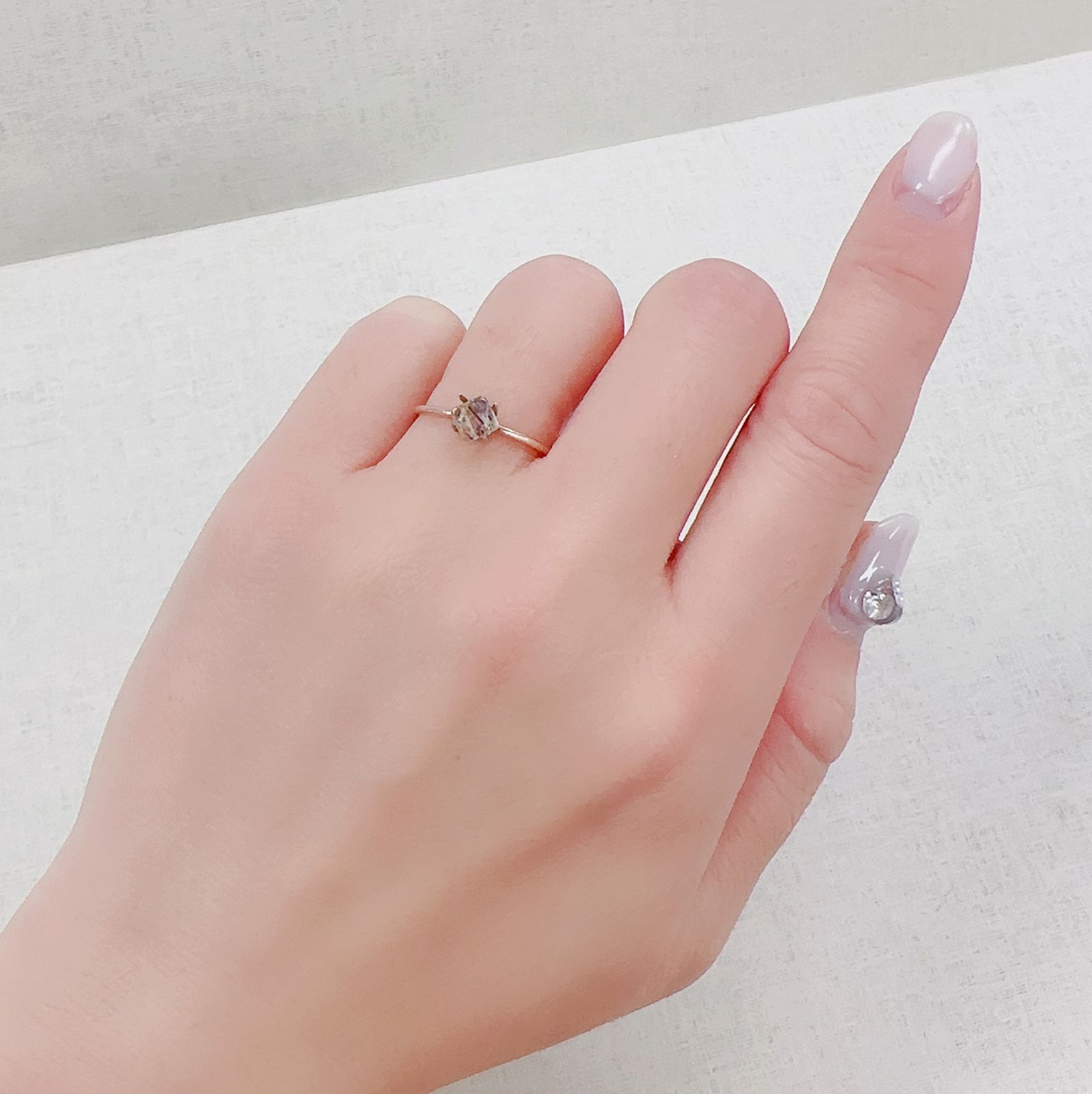レインボーラティスサンストーン オーストラリア産 0.29ct[230321089]4.5x4.3mm前後