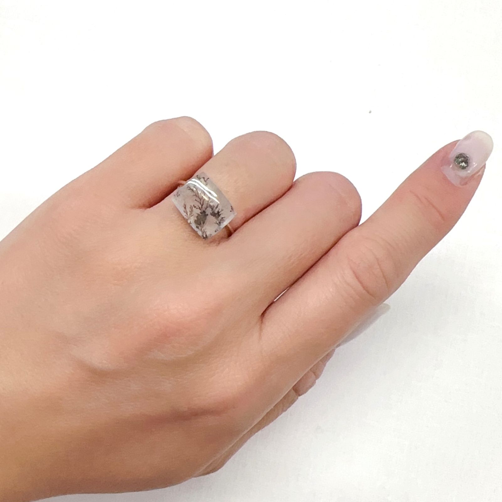 デンドリチッククォーツ ブラジル産 5.39ct[231224898]12.4x9.8mm前後