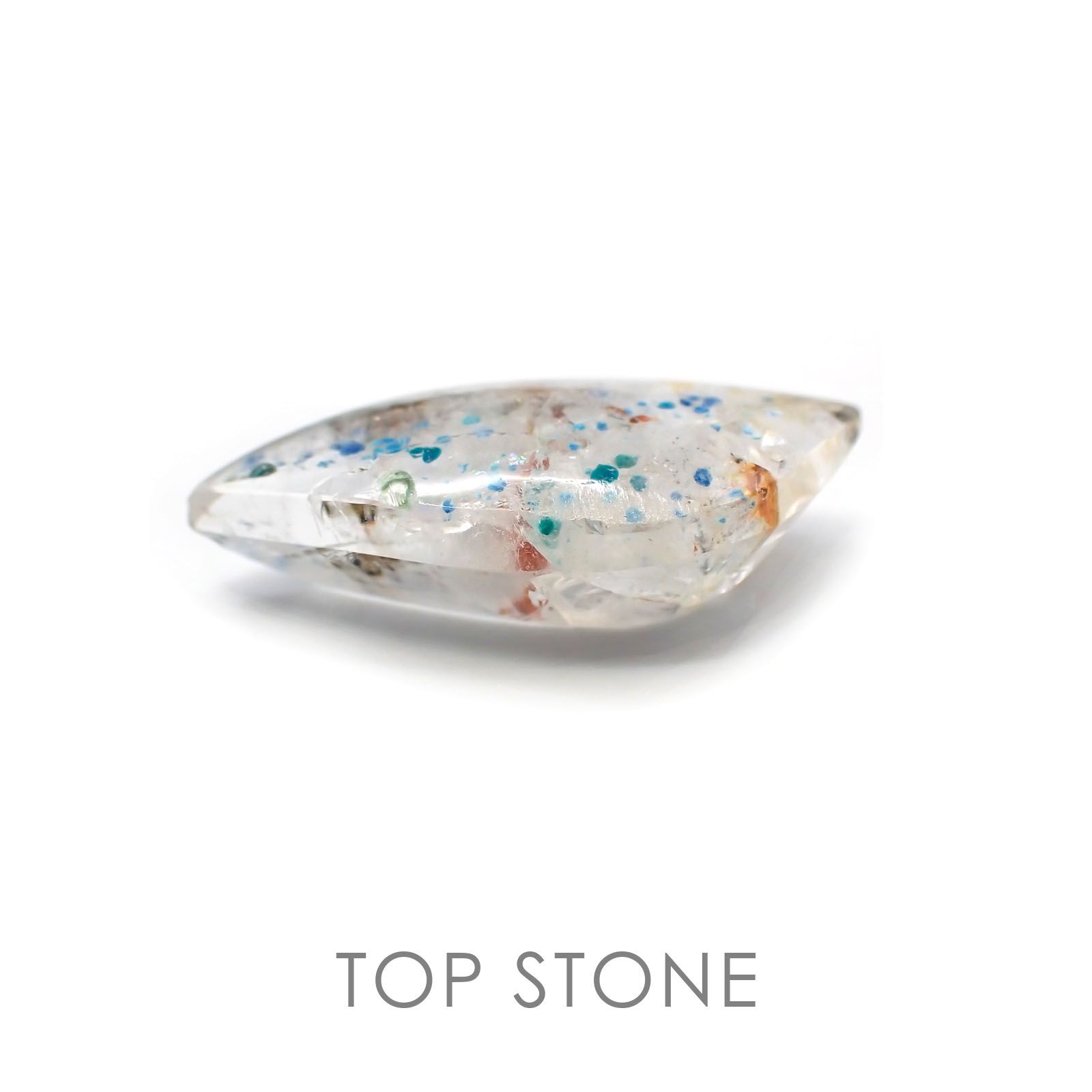 ◇フリーフォーム◇パライバクォーツ ブラジル産 ルース 8.75ct[210310265]22.1×10mm前後