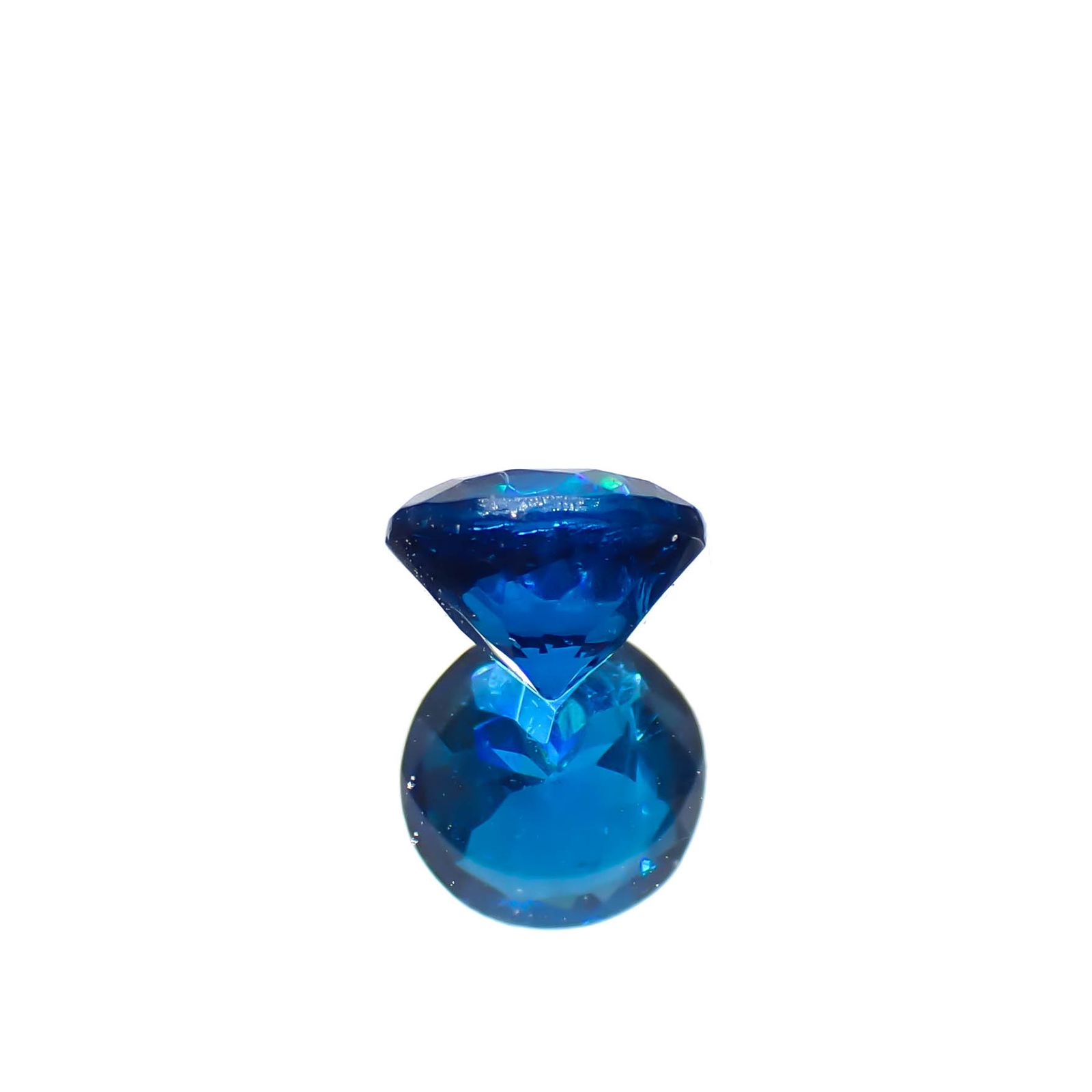 ディープブルーアパタイト マダガスカル産 0.47ct[240628155]4.8x4.8mm前後