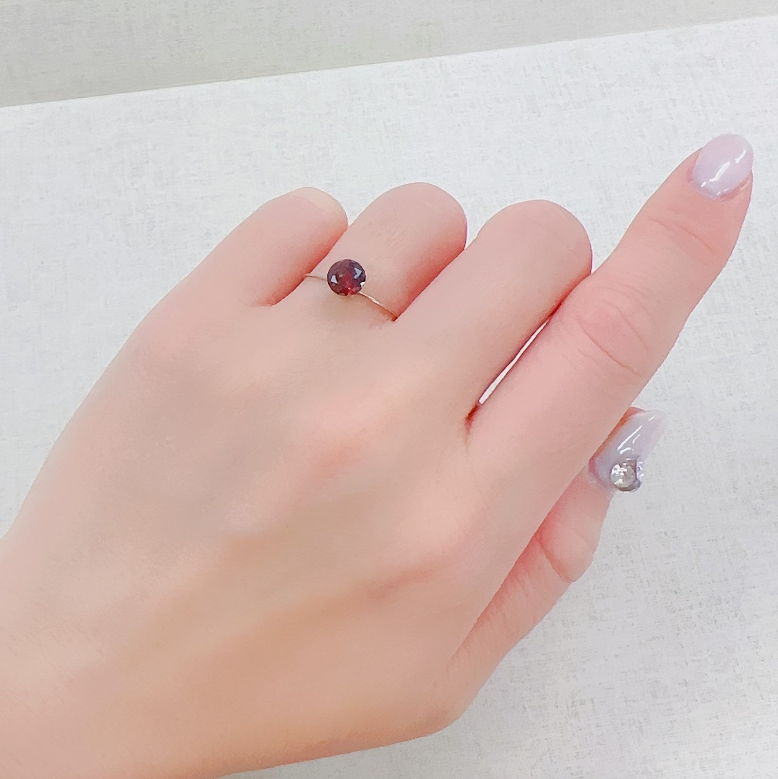 バイカラーアンデシン モンゴル産 0.74ct[230421491]5.8x5.8mm前後