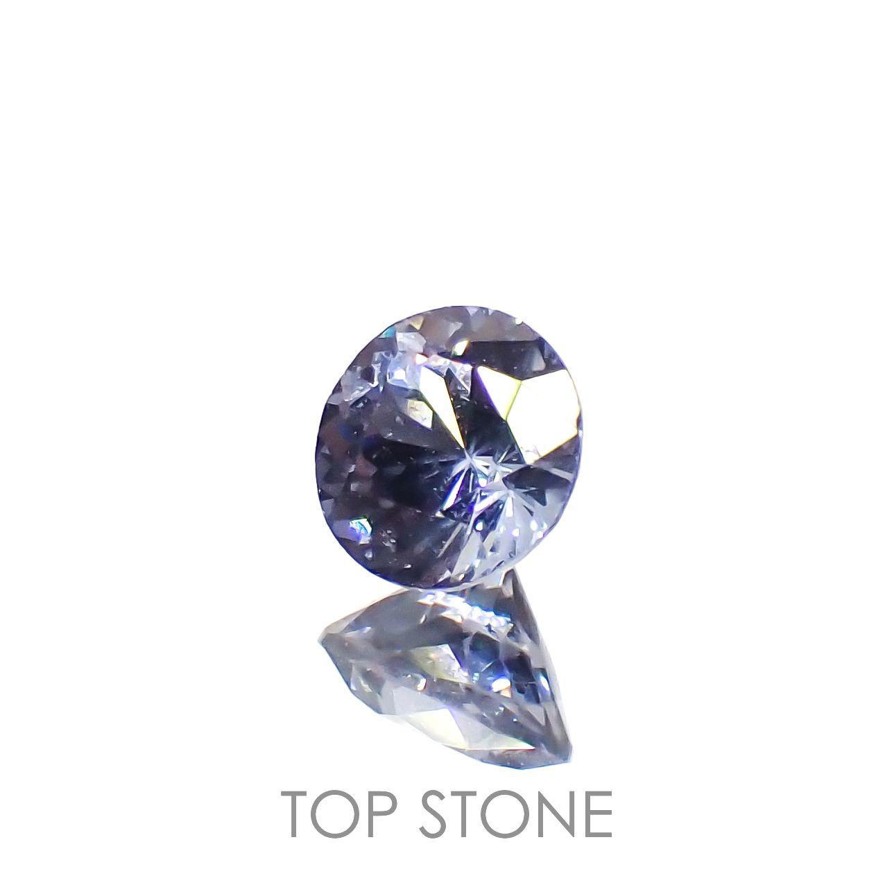 グレイッシュブルースピネル(宝石名スピネル)ビルマ/マダガスカル産 0.23ct 識別済[221219509]3.6x3.6mm前後