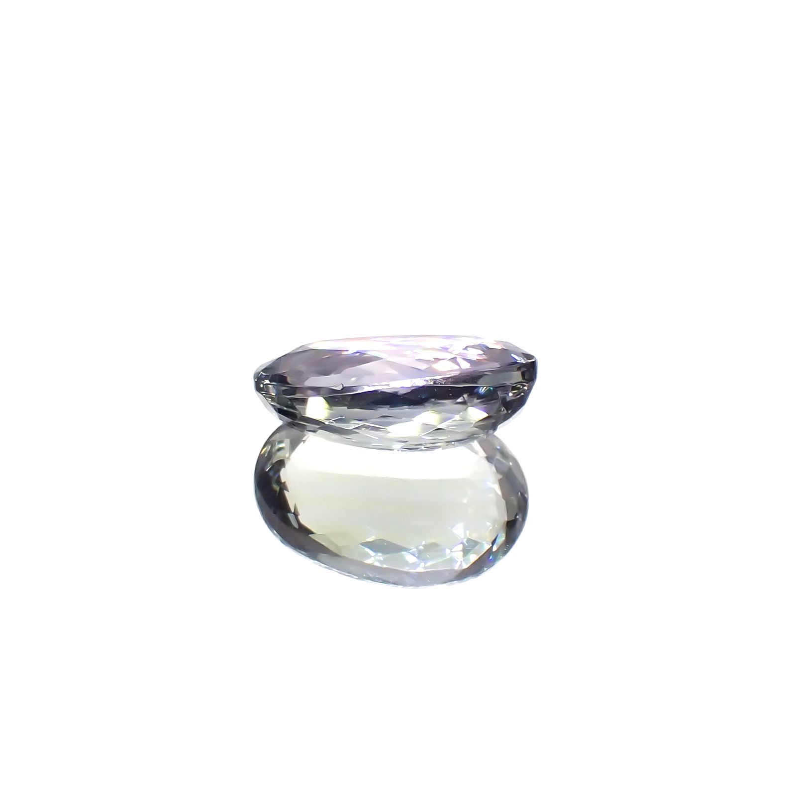 バイカラータンザナイト(宝石名ゾイサイト)タンザニア産 2.66ct 識別済[231224806]10.7x7.5mm前後