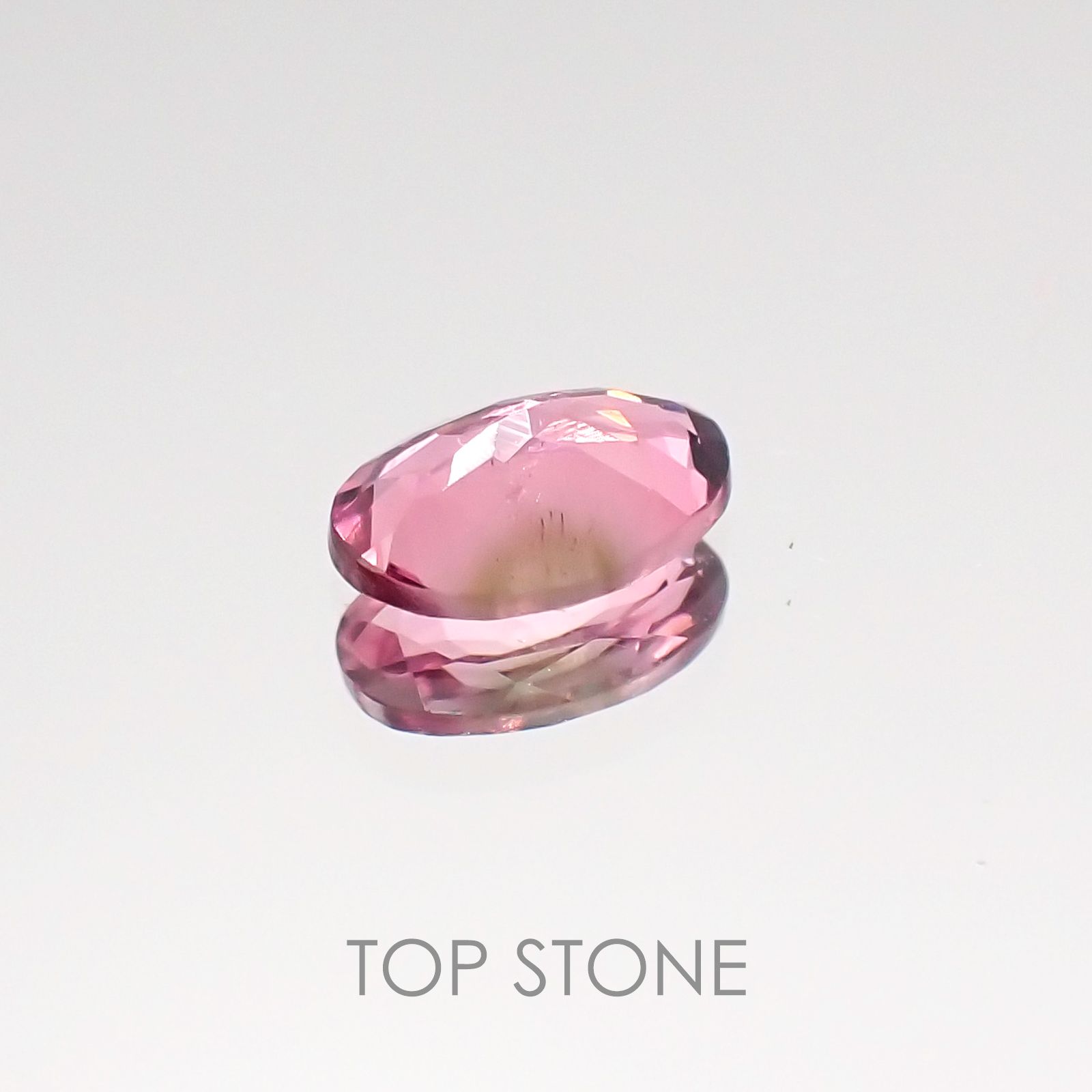 バイカラートルマリン ブラジル産 ルース 0.43ct[20117140]6.3×4.3mm前後