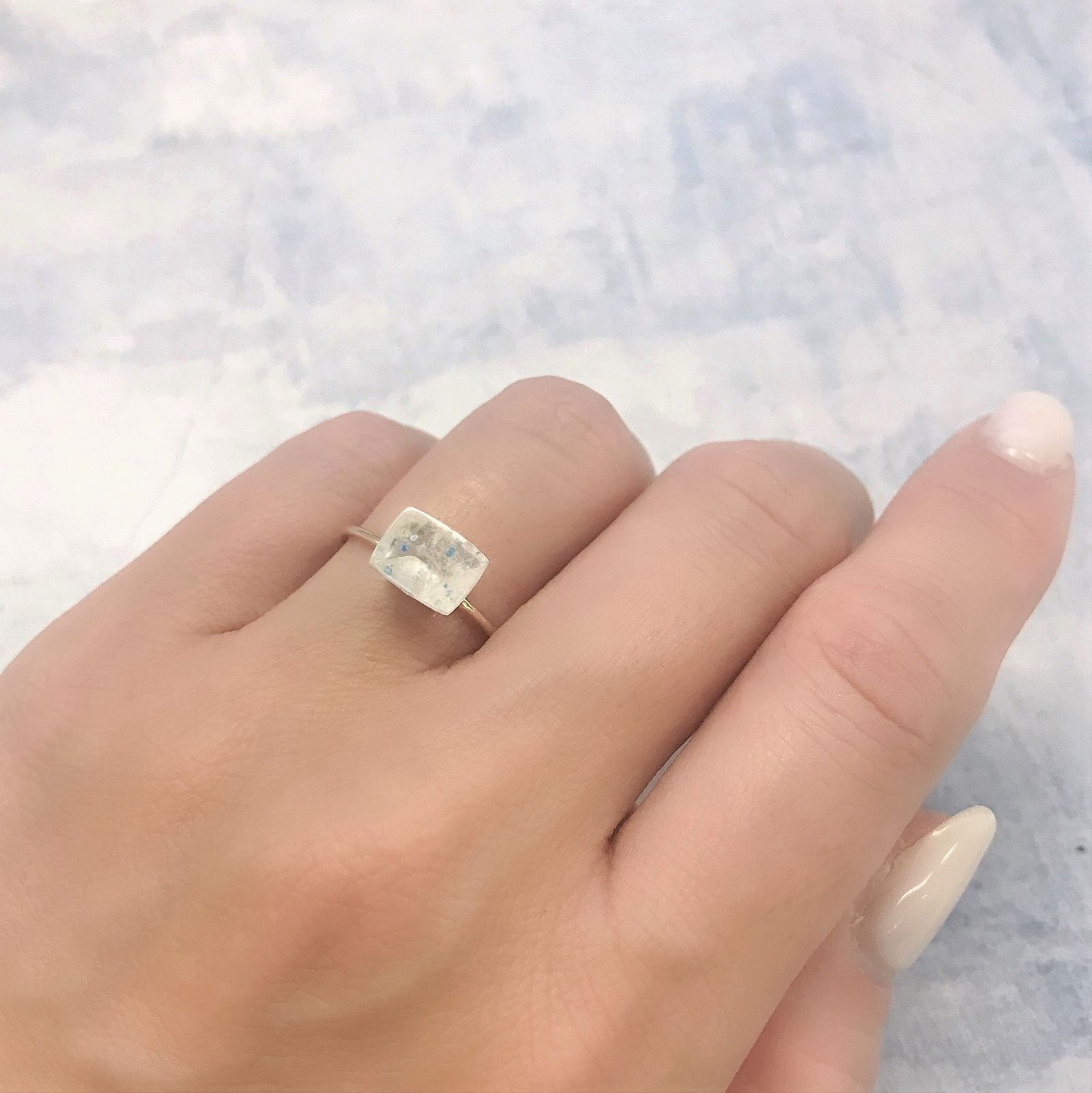 パライバクォーツ ブラジル産 1.57ct[220616622]8.3x6.3mm前後