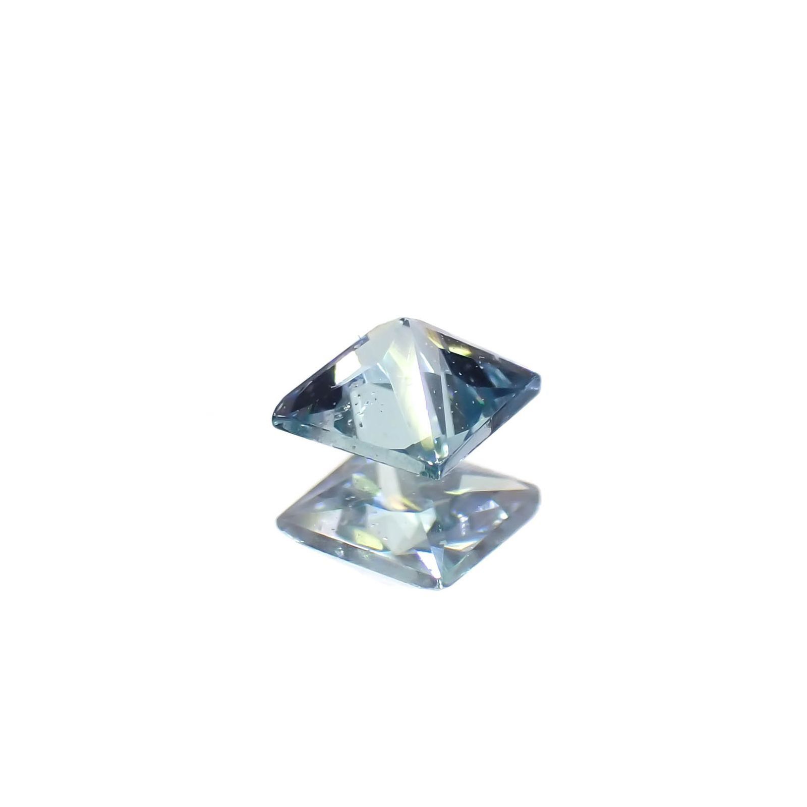 ◇プリンセスカット◇ブルーコーネルピン(宝石名コーネルピン)タンザニア産 識別済 0.12ct / 2.8x2.8mm前後 [230421860]