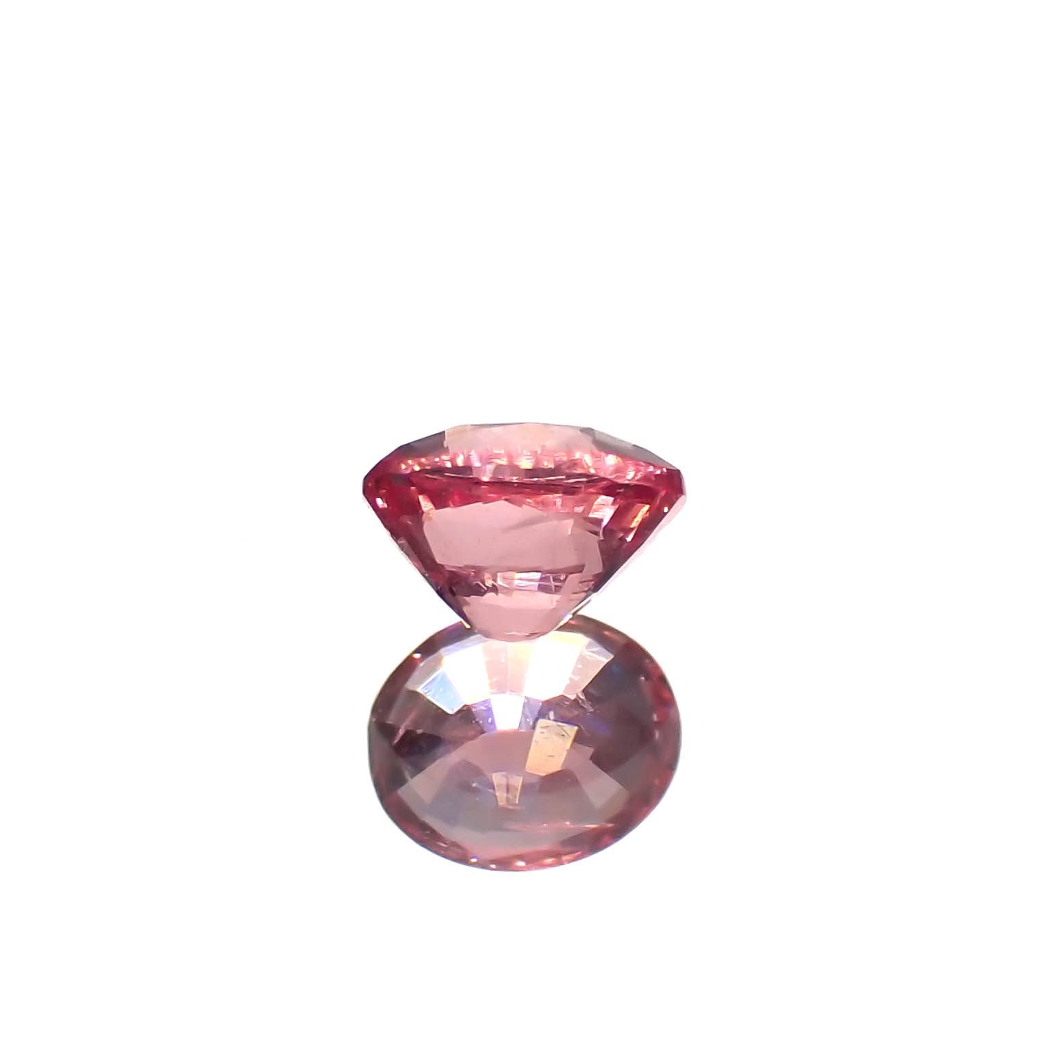 ピンクスピネル パパラチャカラー タンザニア産 0.16ct[230522131]3.4x2.8mm前後