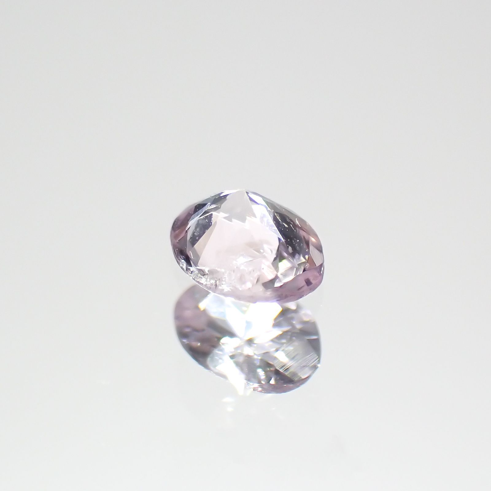 ピンクゾイサイト(宝石名ピンク・ゾイサイト)タンザニア産 0.13ct 識別済[220115056]3.9x2.9mm前後