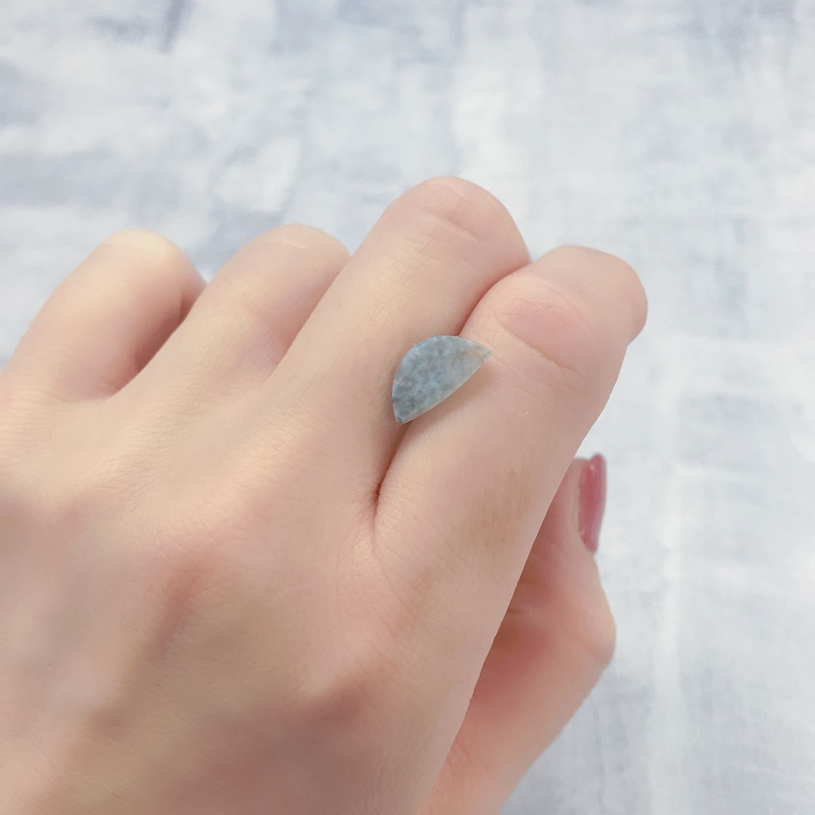 ◇フリーフォーム◇パライバクォーツ ブラジル産 2.31ct[220114253]13.3x6.8mm前後