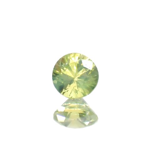クリソベリル(宝石名クリソベリル)スリランカ産 0.22ct 識別済[230622490]3.5x3.4mm前後