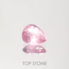 シルキーピンクスピネル(宝石名ピンク・スピネル) タンザニア産 0.60ct 識別済[210912904]6.2×4.9mm前後