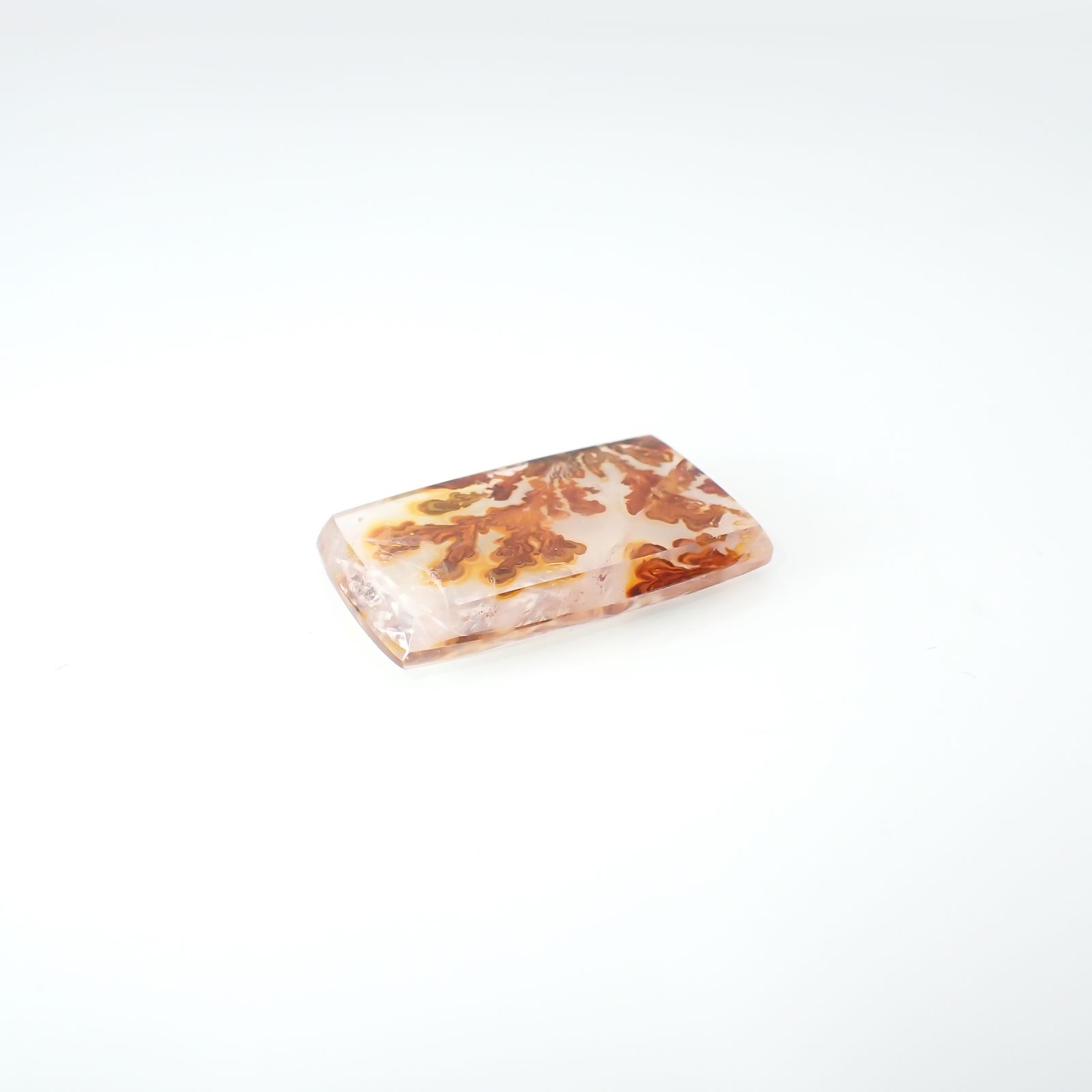 レッドデンドリチッククォーツ ブラジル産 19.29ct[231225089]27.2x16.4mm前後