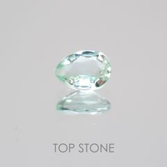 ミントベリル(宝石名グリーン・ベリル) ブラジル産 0.15ct 識別済[21059715]4.2×3.1mm前後
