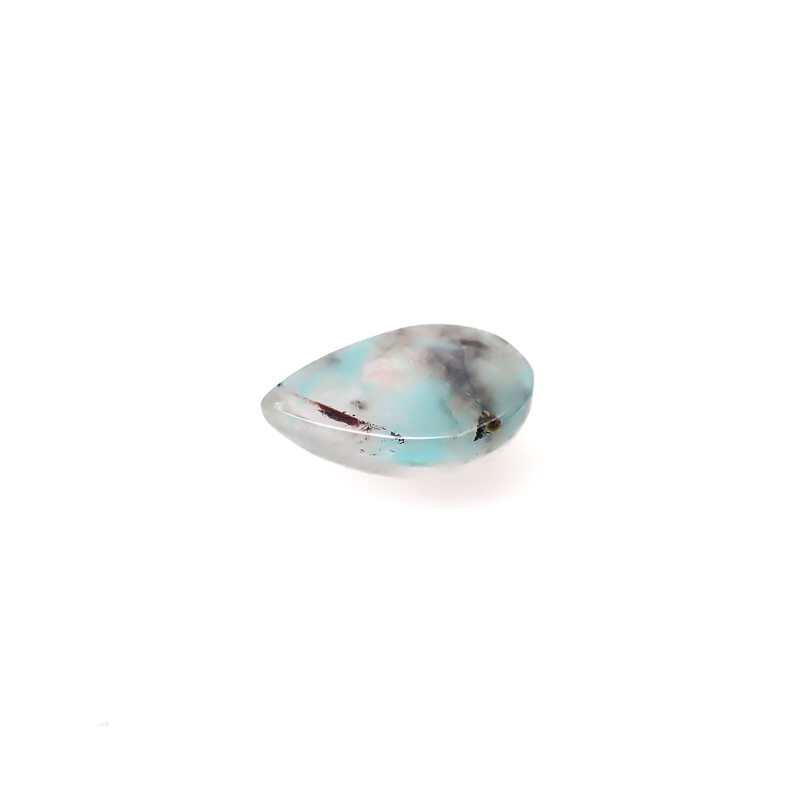 アホイトインクォーツ 南アフリカ・メッシーナ鉱山産 2.67ct [241029324]11.8x8mm前後