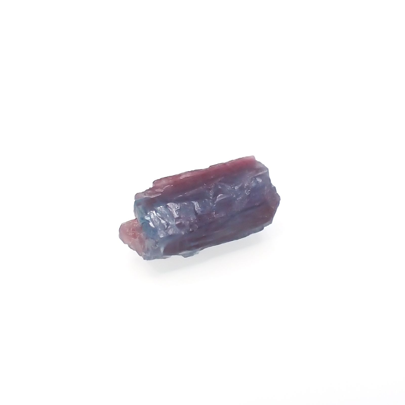 バイカラーパライバトルマリン 原石 ブラジル産 3.23ct[220516014]12.1x5.9mm前後