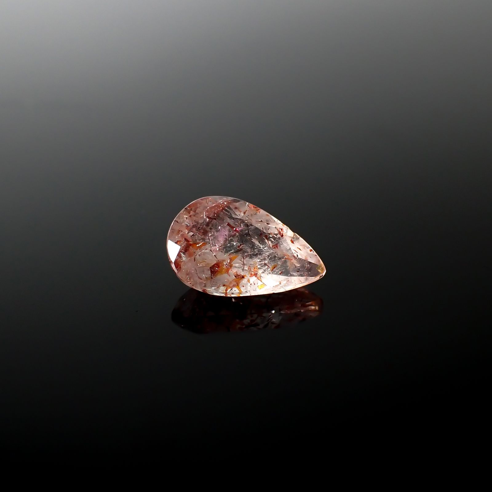 ファイヤークォーツ ナイジェリア産 1.73ct[240326722]10.6x7.1mm前後