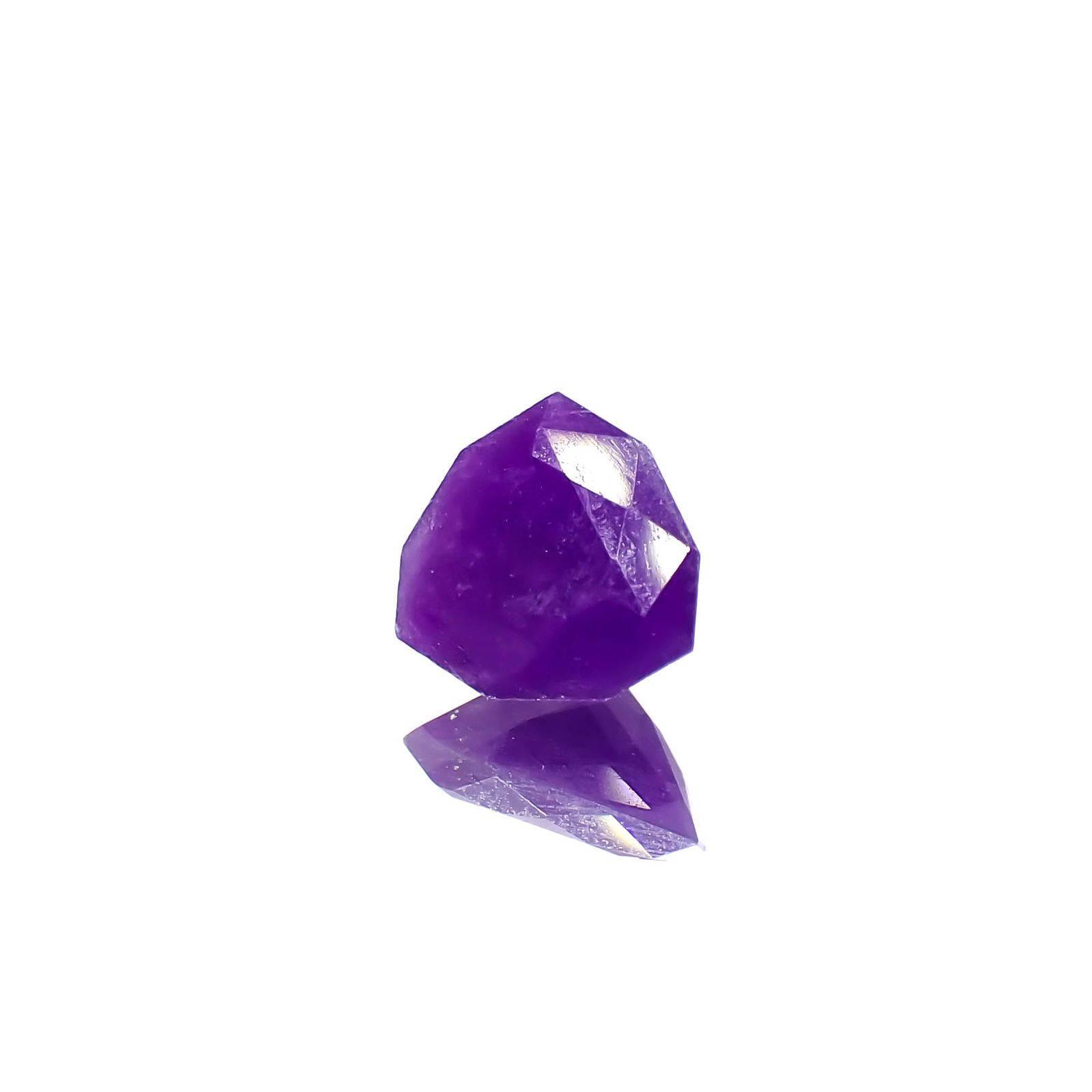 ◇カスタムカット◇スギライト 南アフリカ産 0.43ct[240628370]5.5x5.3mm前後