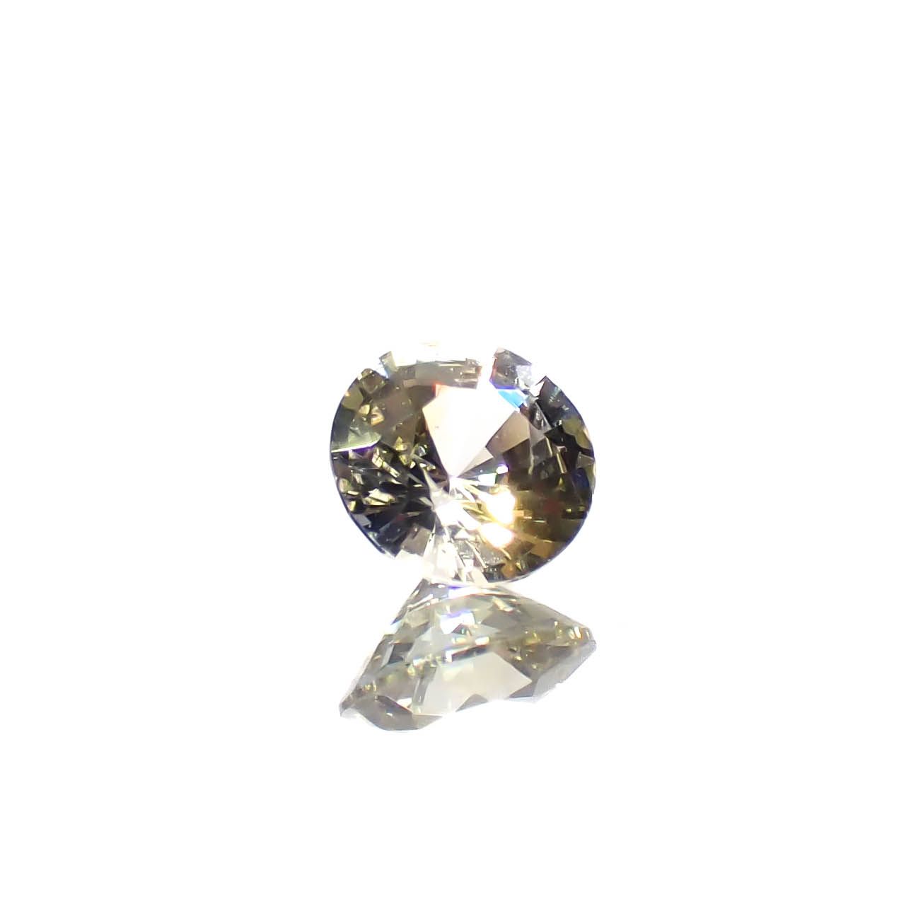 バイカラーサファイア スリランカ/マダガスカル産 0.31ct / 4.1x4.1mm前後 [250931135]