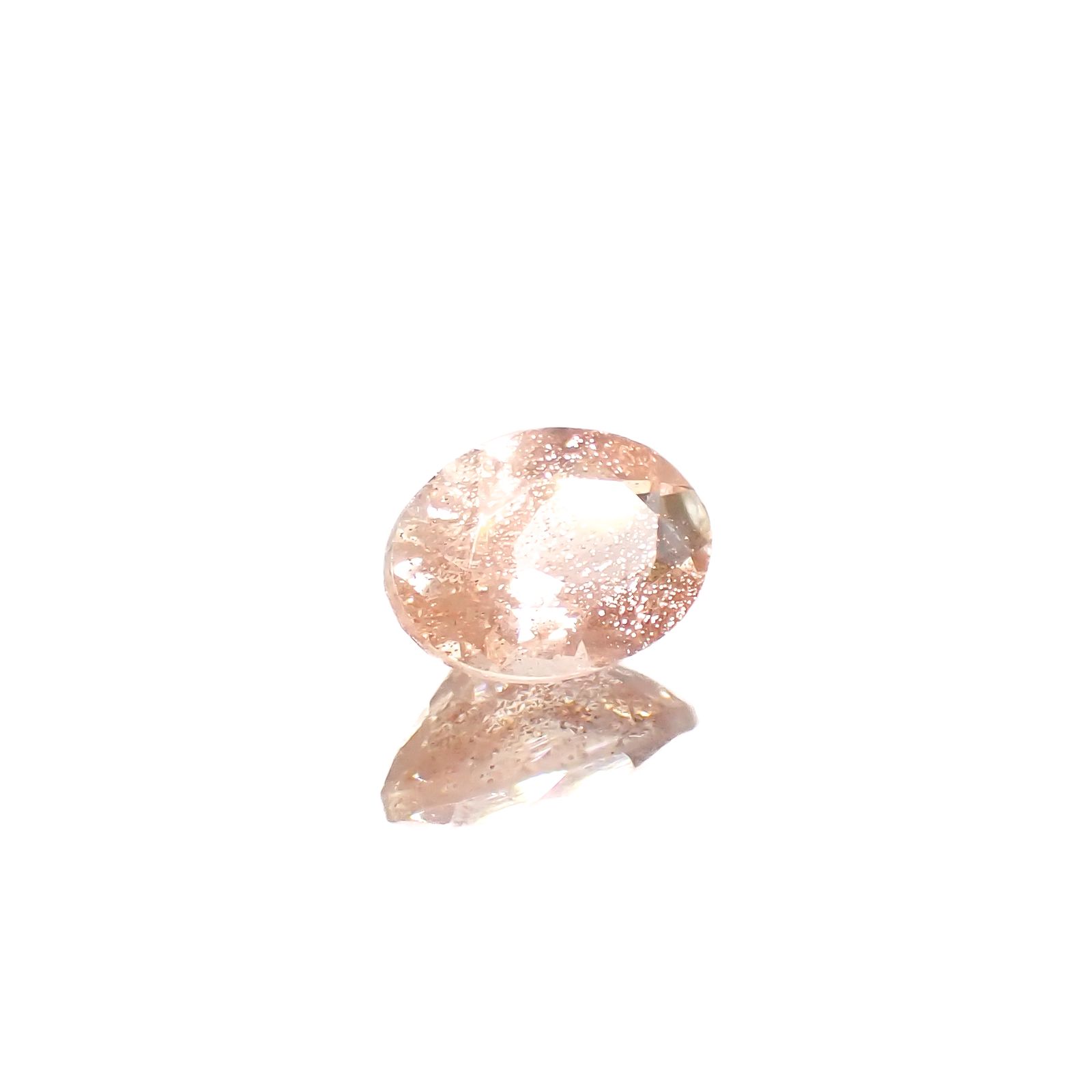 オレゴンサンストーン アメリカ・オレゴン州産 0.75ct[240628209]7x5mm前後