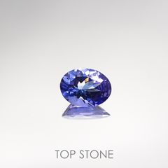 タンザナイト(宝石名タンザナイト) タンザニア産 1.16ct 識別済[210711839]8.1×6.1mm前後