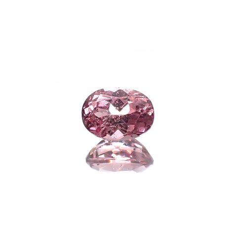 カラーシフト マラヤガーネット(宝石名ガーネット) タンザニア産 1.39ct 識別済[210711882]7.3×5.3mm前後