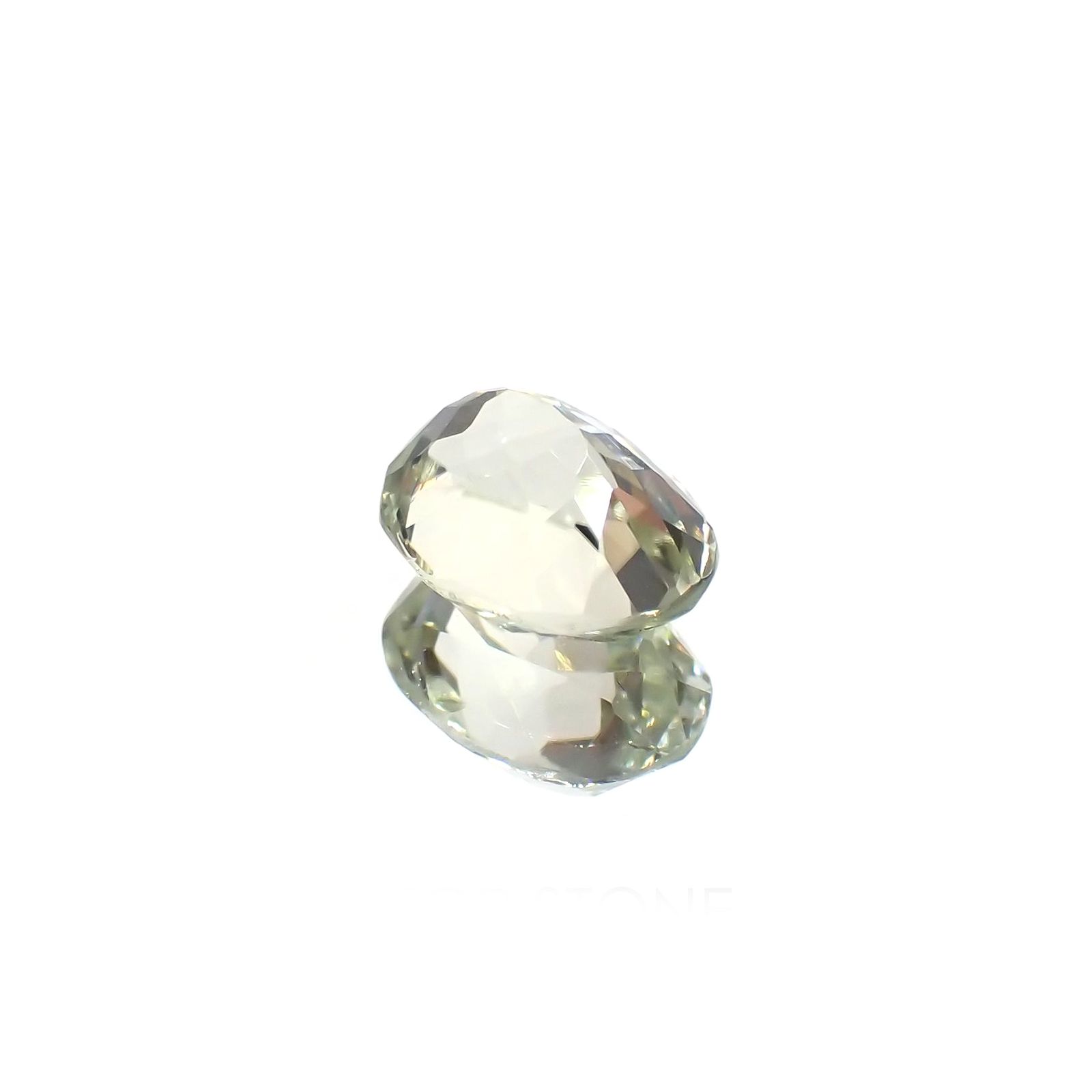 シリマナイト(宝石名シリマナイト)インド産 識別済 1.54ct / 8.1x6.2mm前後 [221018464]