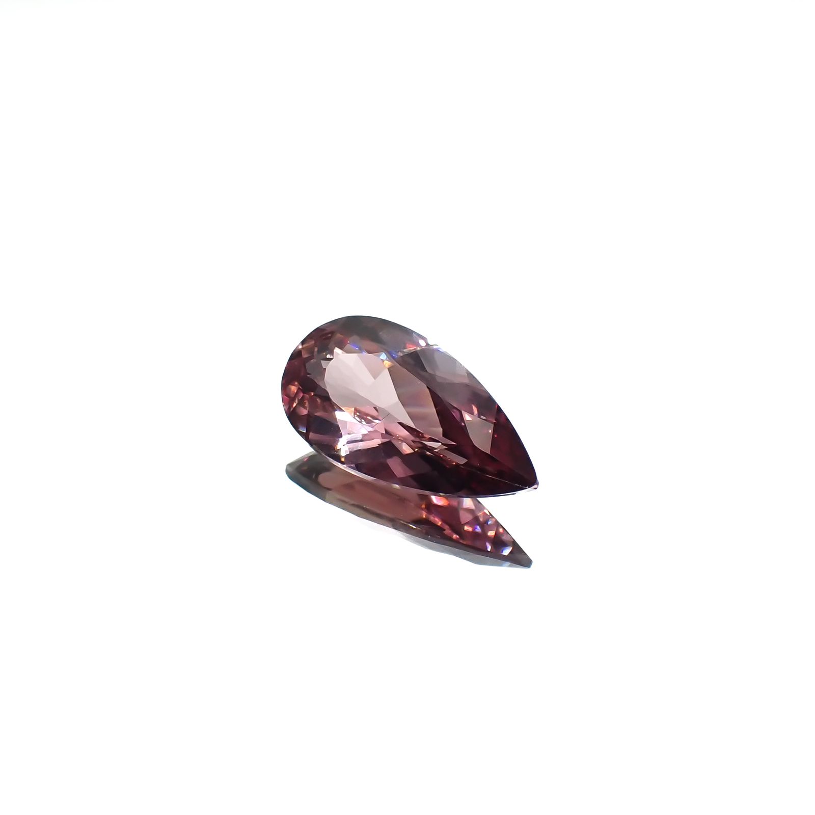 カラーシフト ピンクダイアスポア アフガニスタン産 5.88ct[240326385]17.8x9.1mm前後