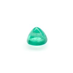 ◇シュガーローフカット◇エメラルド(宝石名エメラルド)コロンビア産 0.54ct 識別済[220515954]4.6x4.6mm前後