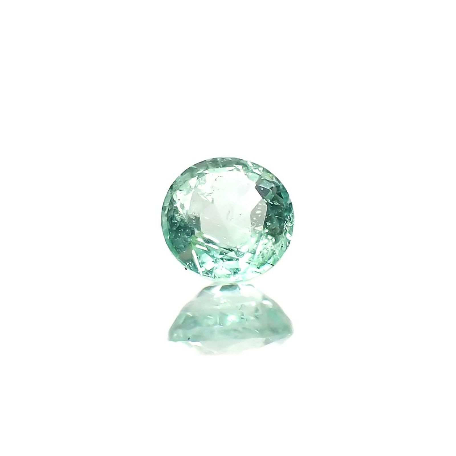 パステルカラーエメラルド コロンビア産 0.18ct / 3.5x3.5mm前後 [240225939]