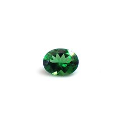 クロムトルマリン(宝石名クロム・トルマリン)タンザニア産 ソ付(彩珠) 1.433ct / 8.5x6.5mm前後 [260932607]