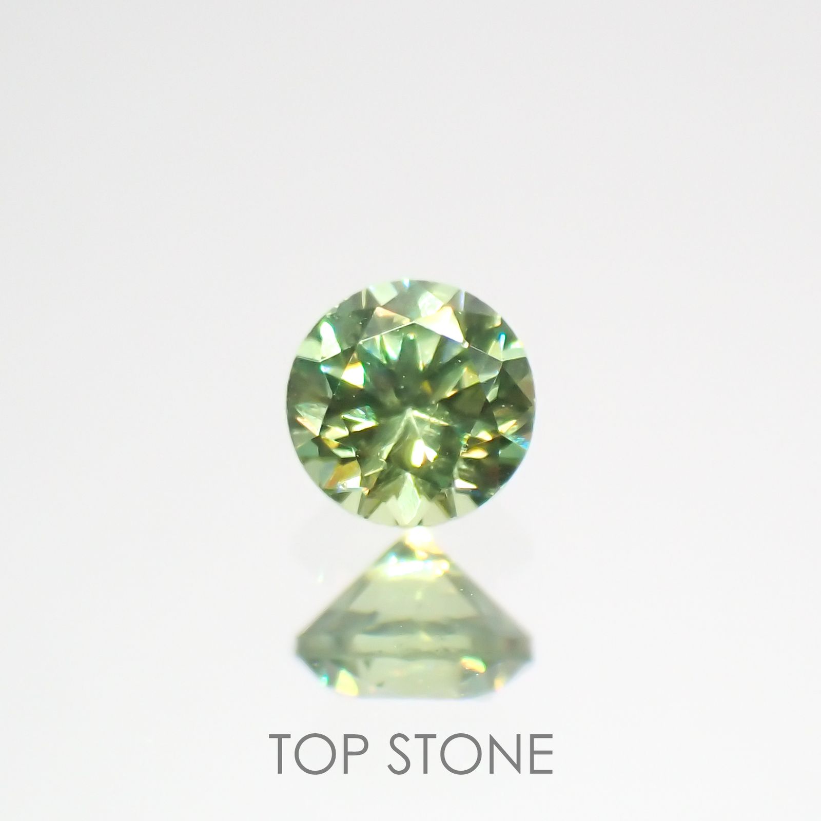 デマントイドガーネット(宝石名デマントイド・ガーネット)ロシア産 0.17ct 識別済[220616479]3.1x3.1mm前後