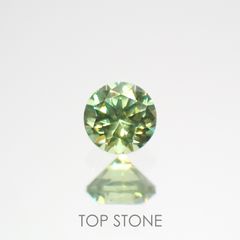 デマントイドガーネット(宝石名デマントイド・ガーネット)ロシア産 0.17ct 識別済[220616479]3.1x3.1mm前後