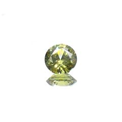 デマントイドガーネット(宝石名デマントイド・ガーネット) ロシア産 0.349ct ソ付(彩珠)[210712129]4.3×4.3mm前後
