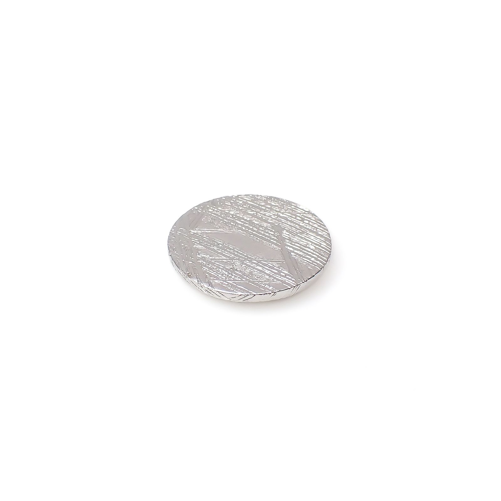 ムオニナルスタ隕石 発見地:スウェーデン 19.79ct[240125754]17.3x17.2mm前後