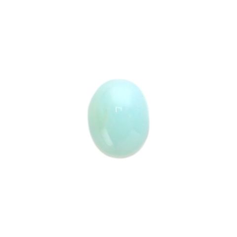 ブルーオパール(宝石名コモン オパール)ペルー産 1.28ct 識別済[230823077]9x7.1mm前後