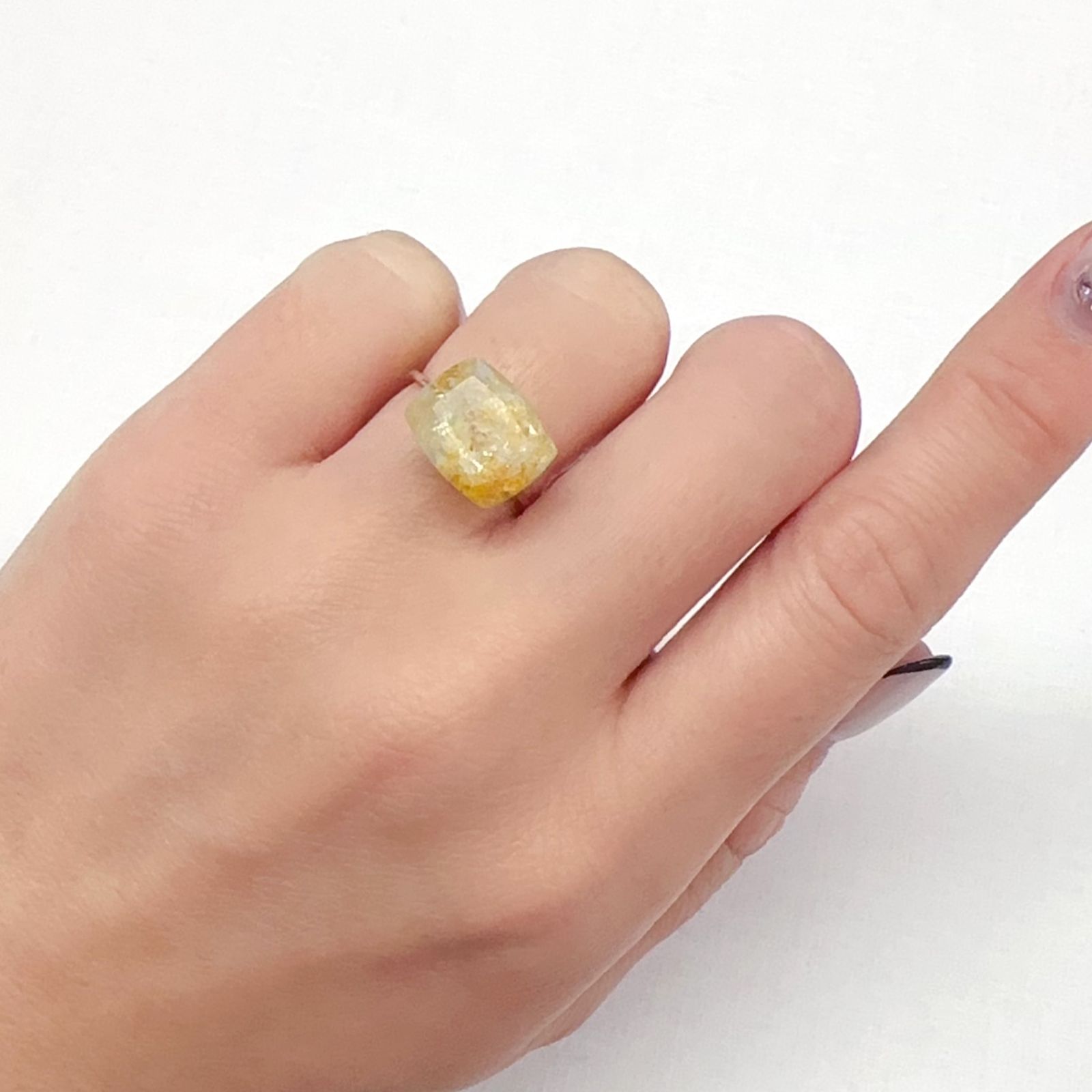 オーロラアクアマリン ブラジル産 5.78ct[240226060]12.5x10mm前後