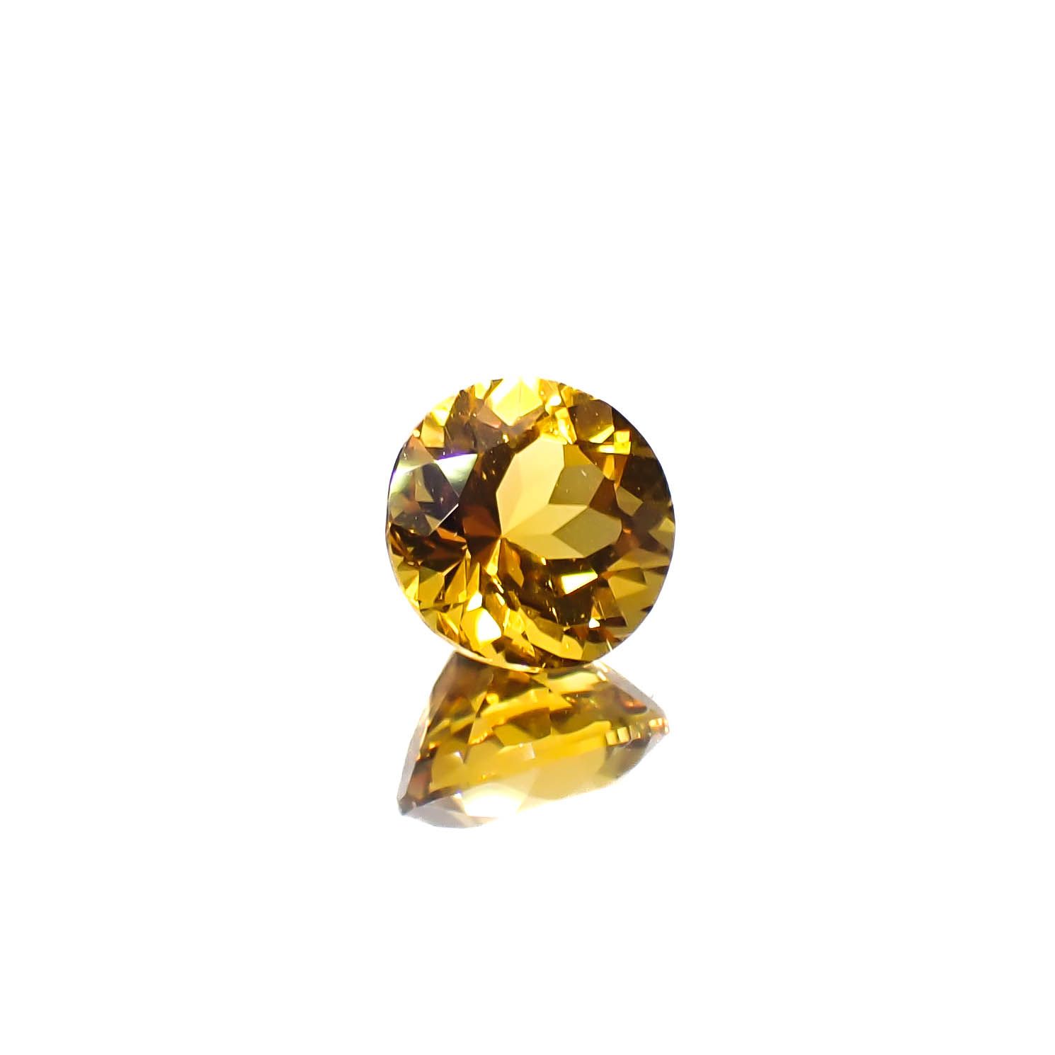 ゴールデンベリル ブラジル産 0.76ct [250530351]5.8x5.8mm前後