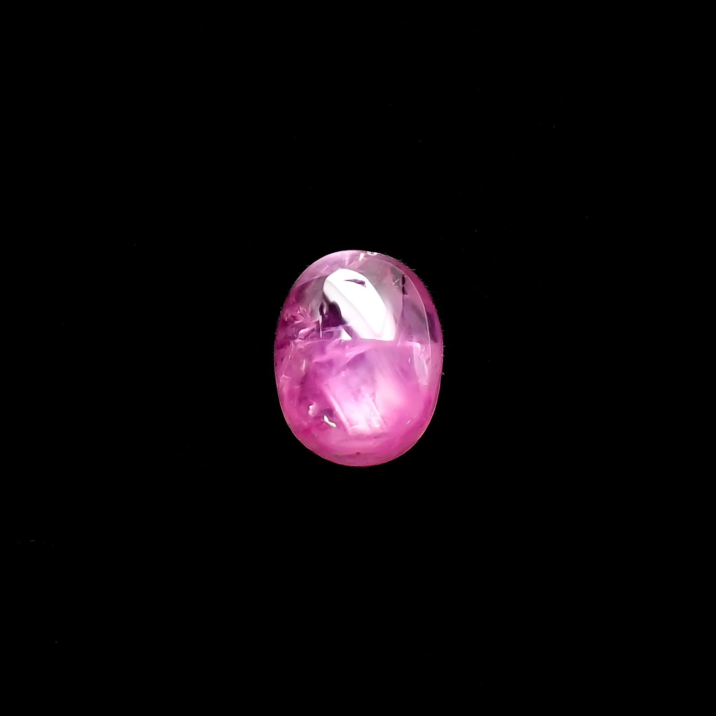 スタールビー ビルマ産 0.88ct / 6.8x5.2mm前後 [260532247]