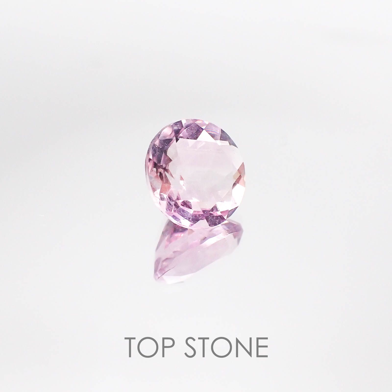 ピンクフローライト ブラジル産 ルース 3.21ct[20084735]9×9mm前後