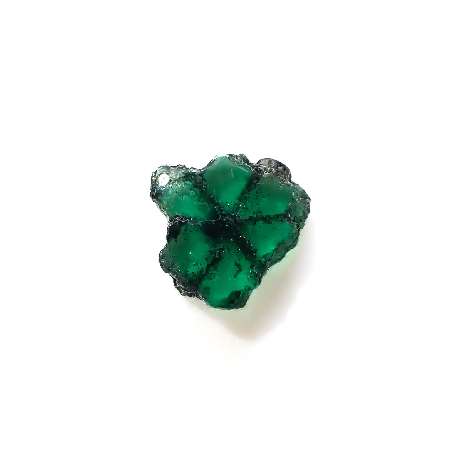 トラピッチェエメラルド コロンビア産 0.57ct[230923484]6x6.3mm