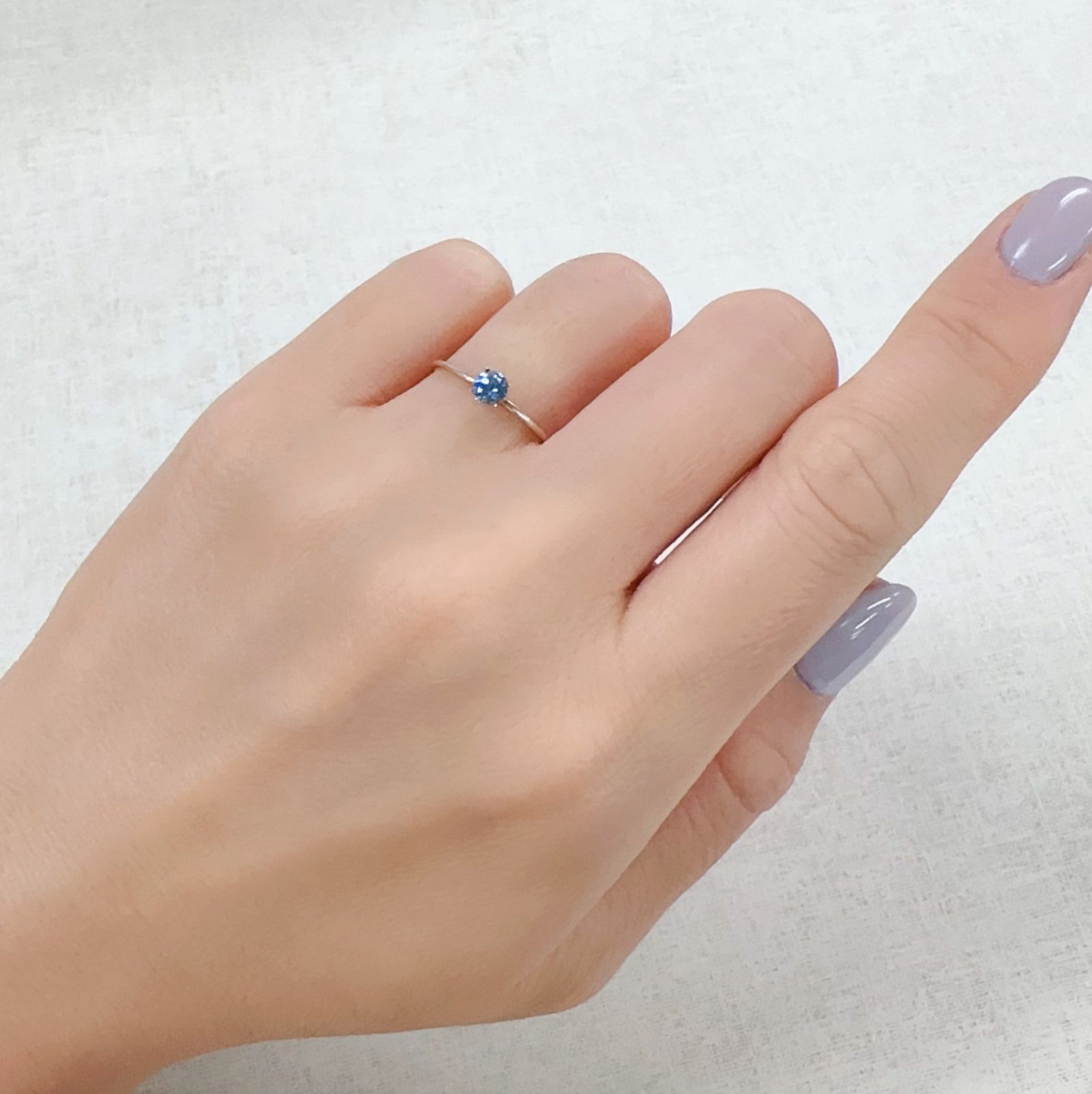 モンタナサファイア アメリカ・モンタナ州産 0.32ct[230823028]3.8x3.8mm前後