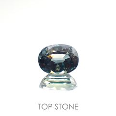 バイカラーサファイア(宝石名サファイア) マダガスカル/スリランカ産 1.996ct ソ付(彩珠)[210812475]8×6mm前後
